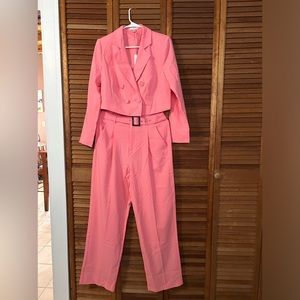 Pink suit great for Easter/summer